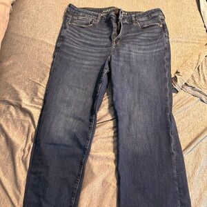 American Eagle Kick Boot crop jeans 16L